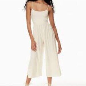 Wilfred Cream Wide Leg Jumpsuit